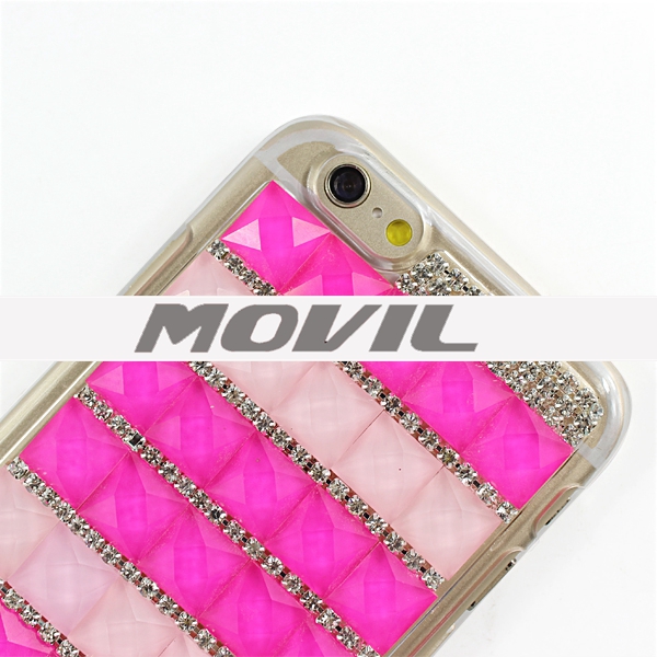 NP-2461 Handmade Bling Bling With Diamond  Funda para iPhone 6-4